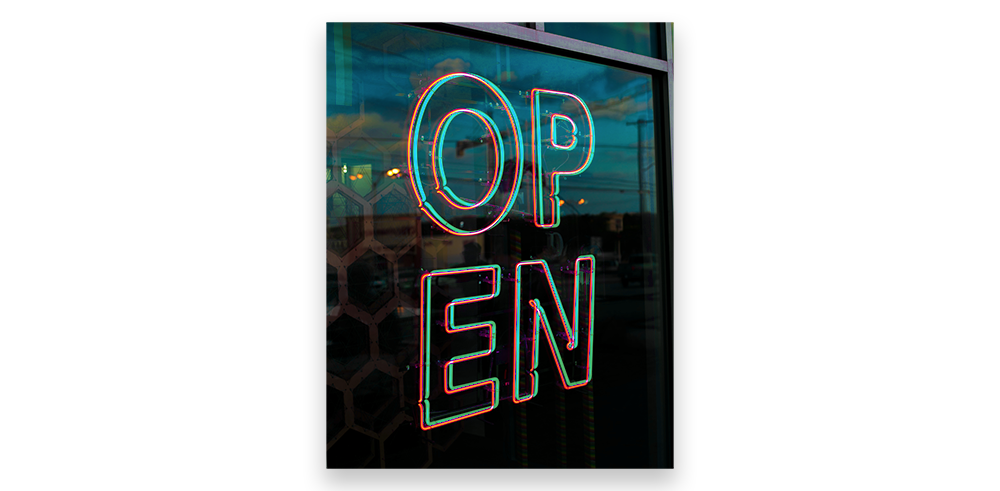 Open Sign